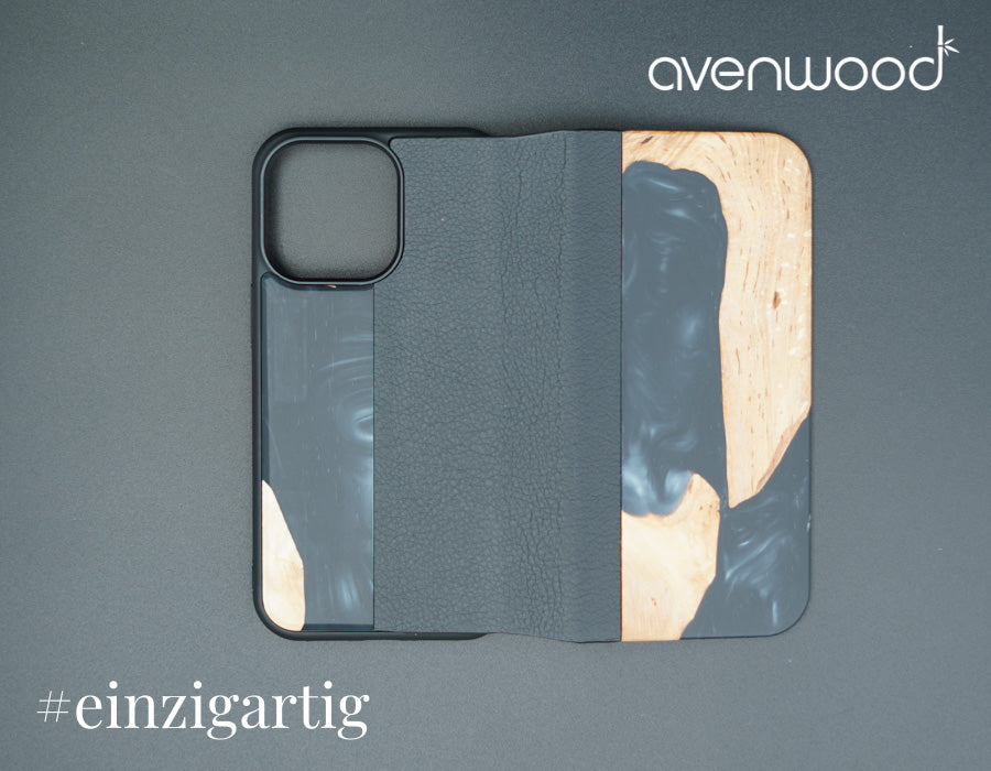 iPhone 13 Pro PORTO COLLECTION FLIPCASE 6041 Noir